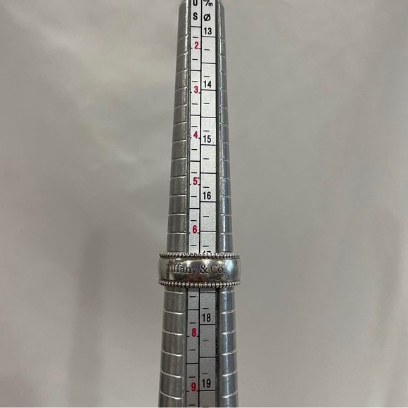 Tiffany Band 9.25 Sterling Silver Ring - Picture 4 of 5